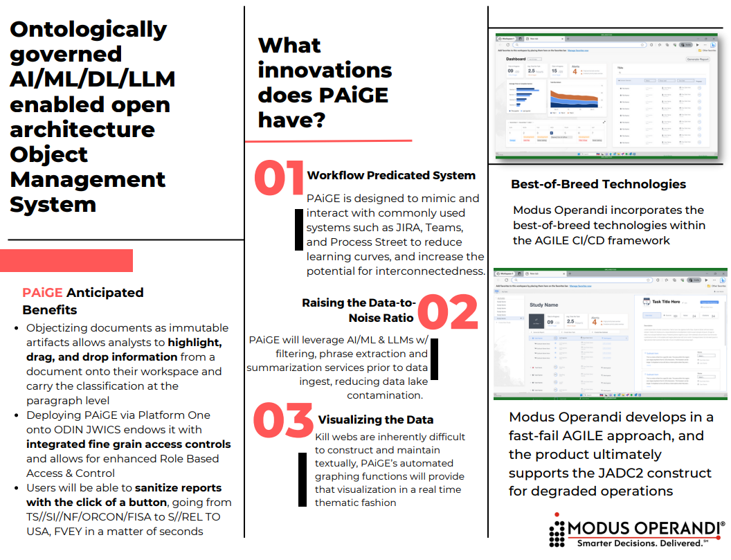 PAiGE Target System Analysis